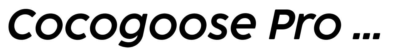 Cocogoose Pro Semilight Italic